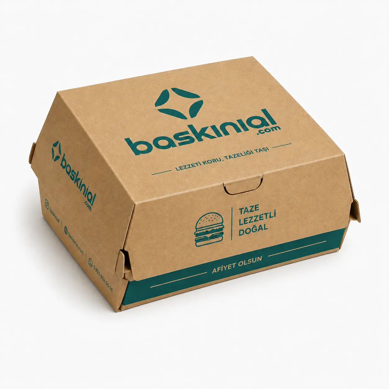 Burger Kutusu Baskılı